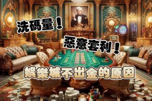 娛樂城不出金
