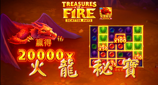 挑戰高倍數,探索火龍吐熄!《火龍秘寶》全新電子遊戲震撼來襲!