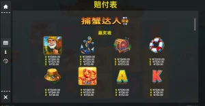 QT電子老虎機捕蟹達人賠率詳解
