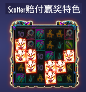QT電子X終止老虎機遊戲Scatter賠付贏獎特色